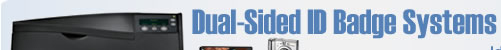A Plus Identification stocks, sells, and services all major brands of ID card systems for single-sided printing of employee id badges and id card identification for any use.