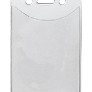 Anti-Print Transfer – Vertical – Clear Vinyl Badge Holder