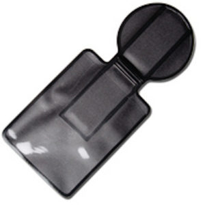 Shielded Vertical Magnetic Badge Holder – Circular Flap – 50 per pack
