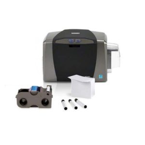 Fargo DTC1250e Single-Sided Card Printer w/ Supplies