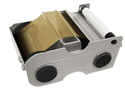 Fargo Gold Metallic Cartridge w/Cleaning Roller