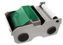 Fargo Green Cartridge w/Cleaning Roller