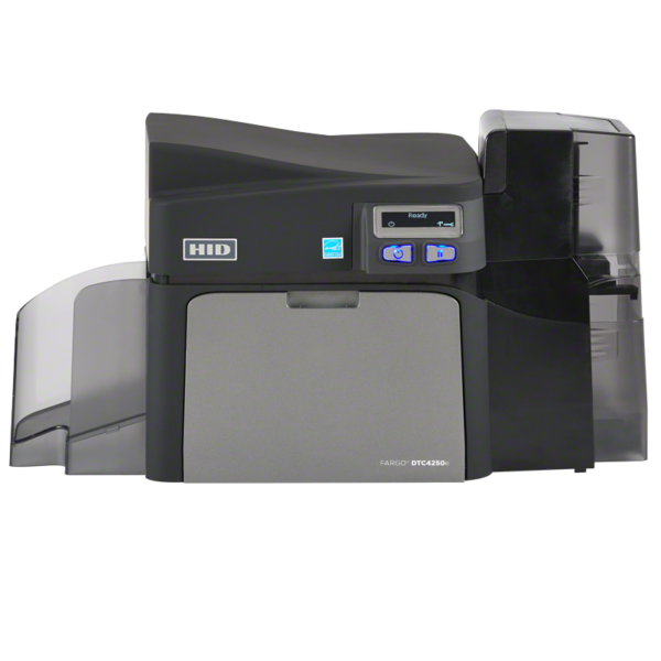 The Fargo DTC4250e single-sided ID card printer offers simplicity, flexibility and versatility for current and future needs, and is backed by a 3-year printer warranty.