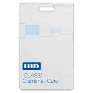 HID 208X iClass ClamShell Cards - PROGRAMMED - Qty. 100