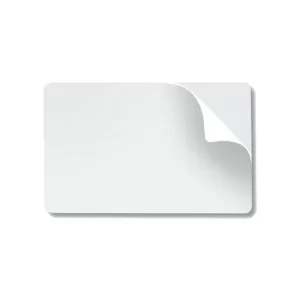 Datacard StickiCard 597640-001 CR80.10 Mil Adhesive Backed PVC Cards