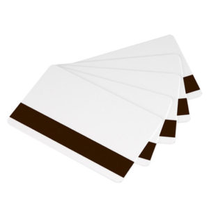 Fargo 81750 CR80.30 Low Coercivity Mag Stripe PVC Cards - Qty. 500