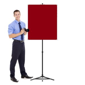 Portable Photo ID Backdrop Stand System – White