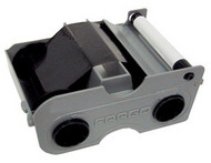 Fargo Standard Resin Black (K) Cartridge w/Cleaning Roller