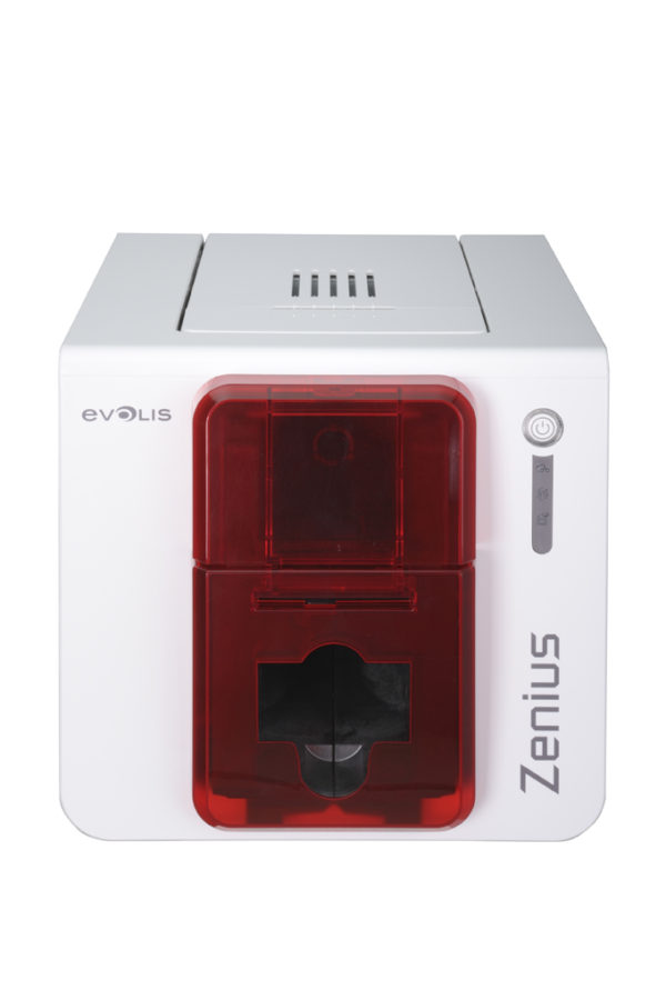 The Evolis Zenius Classic single-sided ID card printer is a compact, lightweight printer that is designed for low-volume and on-demand printing.