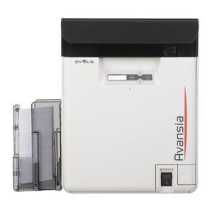 The Evolis AV1H0000BD Avansia Dual-Sided ID Card Printer delivers the ultimate in high- quality dual-sided retransfer printing.