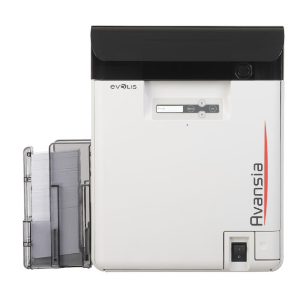 The Evolis AV1H0000BD Avansia Dual-Sided ID Card Printer delivers the ultimate in high- quality dual-sided retransfer printing.