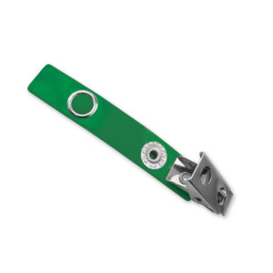 Green Vinyl 2-Hole Strap Clip